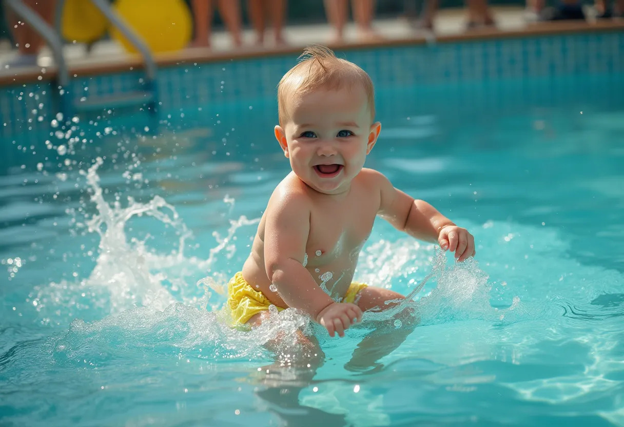 bébé piscine