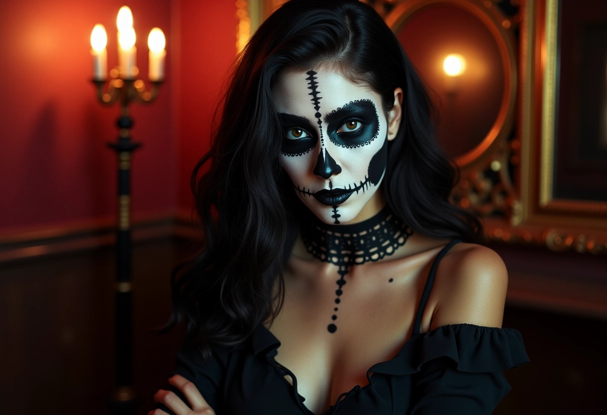 maquillage halloween